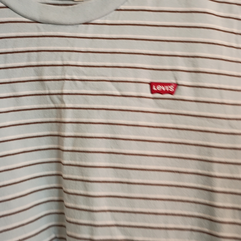 Levi's Striped Shirt Large - Picture 8 of 10